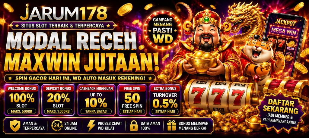 Banner Dewi11 modal ringan maxwin besar — bonus slot 100%, cashback, free spin