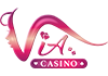 Logo VIA — vendor kasino live streaming resmi Dewi11
